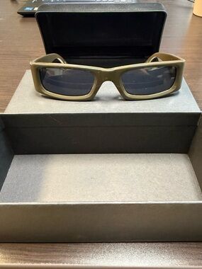 Entire studio Olive Rectangular Sunglasses